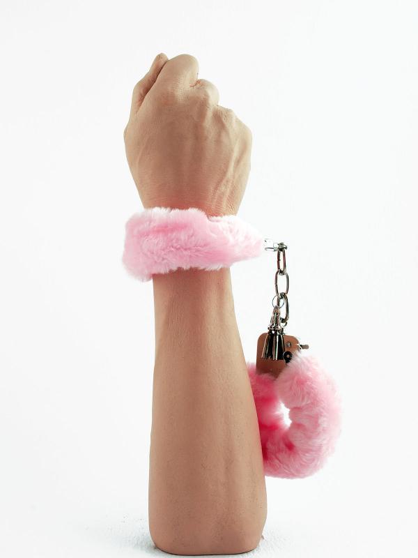 Manette Peluche Love Cuffs Rosa